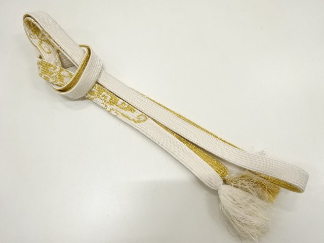 JAPANESE KIMONO / HAND-TIED OBIJIME CORD